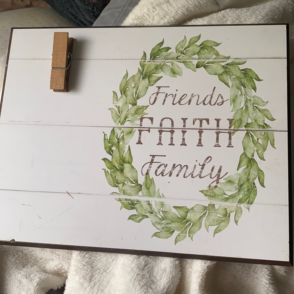 Wood sign